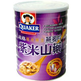 台湾进口桂格紫米山药燕麦片 即食免煮 无糖谷物 营养早餐食品