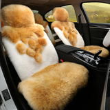 高档奢华羊毛坐垫冬季保暖汽车座垫 奥迪A4L A6L A5 A8 Q3 Q5 Q7