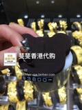 斐斐香港专柜代购 六福珠宝 超可爱轻松熊抱着钻石戒指情人节礼物