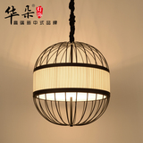 现代新中式吊灯鸟笼灯中国风仿复古酒店工程过道客厅卧室书房灯具