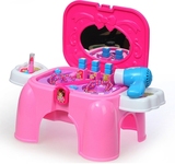 儿童过家家多功能化妆台凳子梳妆台椅子女孩礼物益智化妆品玩具