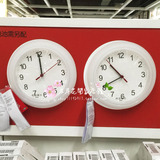 ◆北京宜家代购◆IKEA家居 拉奇 挂钟 白色 客厅装饰 钟表时钟0.2