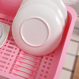 盖装碗筷放碗盘餐具收纳盒置物架超大号厨房碗柜塑料沥水架碗架带
