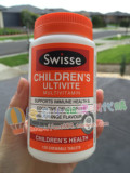 澳洲代购Swisse儿童复合维生素矿物质咀嚼片120粒橙味钙镁锌VC