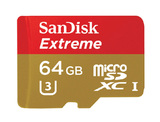SanDisk闪迪microSD存储卡 TF卡64GB 60MB/s手机内存卡U3 包邮