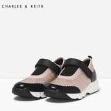 CHARLES&KEITH运动鞋女 CK1-70930036 女式镶钻运动风单鞋