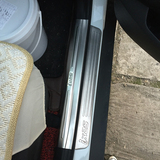 2015款新北京现代IX25专用改装饰汽车不锈钢迎宾踏板外内置门槛条