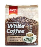 2包起包邮：马来西亚 超级SUPER怡保炭烧白咖啡 375g无糖白咖啡