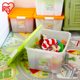 爱丽思IRIS 塑料有盖收纳盒朔料衣物玩具零食整理储物箱子收纳筐