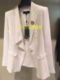 雅莹专柜正品代购女装特价春秋白色西装外套E14PW1028a原价2999