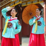古装汉服宫廷新娘韩服朝鲜民族舞蹈服装传统韩国服女大长今演出服