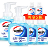 Walch/威露士泡沫洗手液草本300mlx4瓶抑菌滋润送免洗洗手液