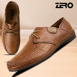 正品ZERO零度 高端纯手工男鞋 休闲皮鞋真皮男士时尚板鞋 F9945