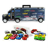 高乐 合金货柜车 内含小汽车 汽车总动员儿童玩具车GL8909D