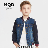 MQD2016新款童装男童牛仔外套儿童休闲牛仔上衣中大童韩版潮