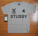 [藏宝海盗]Stussy 80 Roots Tee灰色短袖T恤美国代购正品现货