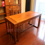 新中式书桌 京瓷家具 刺猬紫檀 花梨木家具苏梨 中式办公桌写字台