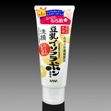 日本代购 豆乳/SANA 保湿卸妆洁面膏/泡沫洗面奶 150g 新款