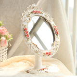 B6H蔓枝双面镜便携化妆镜子随身口红镜送女生 创意礼物谭木匠
