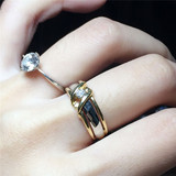 黛拉珠宝 一月一款一件 日本设计18K金钻石镶嵌设计造型 戒指指环