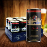 17年3月到期 德国原装进口啤酒 德国凯撒kaiserdom 黑啤酒1L*12