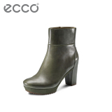 【ECCO官方】爱步 派努 女鞋正装皮靴 超高跟332503