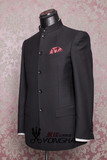 YongKa私人订制，男士立领中国风唐装青年中山装西装时尚高端定制