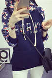 2015新款秋冬学生长袖卫衣女装韩版棒球服带帽衫加绒加厚外套头潮