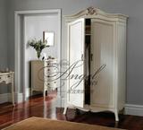 欧式实木雕花家具 法式整体组合大白色三门 两门衣橱 衣柜 可定制
