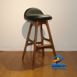 舒佩尔简约休闲设计创意高脚椅北欧宜家吧椅Erik Buch Bar Chair