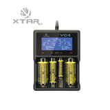XTAR爱克斯达VC4 18650充电器 手电锂电池USB充电器 可测电池容量