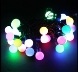 圣诞树装饰挂件灯饰 LED串灯 灯带 挂饰圆球彩灯闪灯串