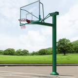 户外标准篮球架室外成人地埋式篮球架加强固定配钢化篮板支持扣篮
