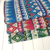 棉麻布料手工布艺窗帘家居沙发桌布面料波西米亚民族风 半米