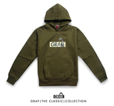 GRAF™Classic |经典系列| 潮流原创设计纹样奢华ARMY军绿帽衫