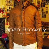 日本 原单 BROWNY 外套 BEAMS  PU皮外套 棕色 超厚