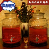 泡酒瓶 无铅加厚玻璃带龙头10-50斤酿酒器酵素桶杨梅葡萄酒坛包邮