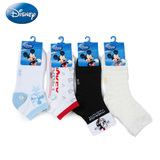 迪士尼Disney米奇儿童袜子 男童卡通女童宝宝棉袜吸汗春秋中筒袜