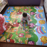 折叠防潮宝宝爬行垫儿童坐垫卧室客厅婴儿地毯爬爬垫泡沫地垫防水