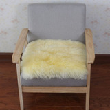 纯羊毛坐垫餐椅垫办公室椅子垫冬季凳子垫学生垫电脑椅垫纯羊皮毛