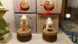 日本Moomin姆明正品超可爱木质卡通音乐盒音乐座2款1508