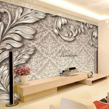 无缝大型壁画 欧式地中海3D浮雕花纹 客厅沙发电视墙背景墙纸壁纸