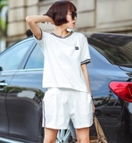 代购韩国夏季瑜伽服女套装短袖短裤套装女健身服女宽松运动套装女