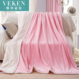 Veken/维科贝贝绒毯冬季拉舍尔毛毯夏季法莱绒毯子珊瑚绒空调毯