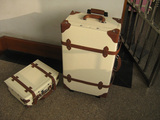 皮箱复古旅行箱学生行李箱登机箱子小清新子母箱包20寸手提箱女潮