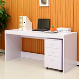 环保家具简约台式电脑桌家用写字台办公桌子书桌书架书柜抽屉组合
