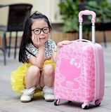 2016可爱皮箱儿童拉杆箱卡通行李箱万向轮挂锁ABSPC拉链女旅行箱
