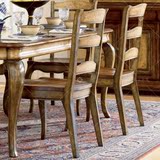 定制餐桌美式实木可伸缩圆形桌子高档餐厅桌子特色古典6椅饭桌