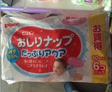 日本进口婴儿湿巾贝亲婴幼儿宝宝湿巾清爽型温和无刺激80枚*6