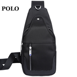 Polo 男士斜挎包 胸包男包帆布运动休闲腰包单肩包防水挎包